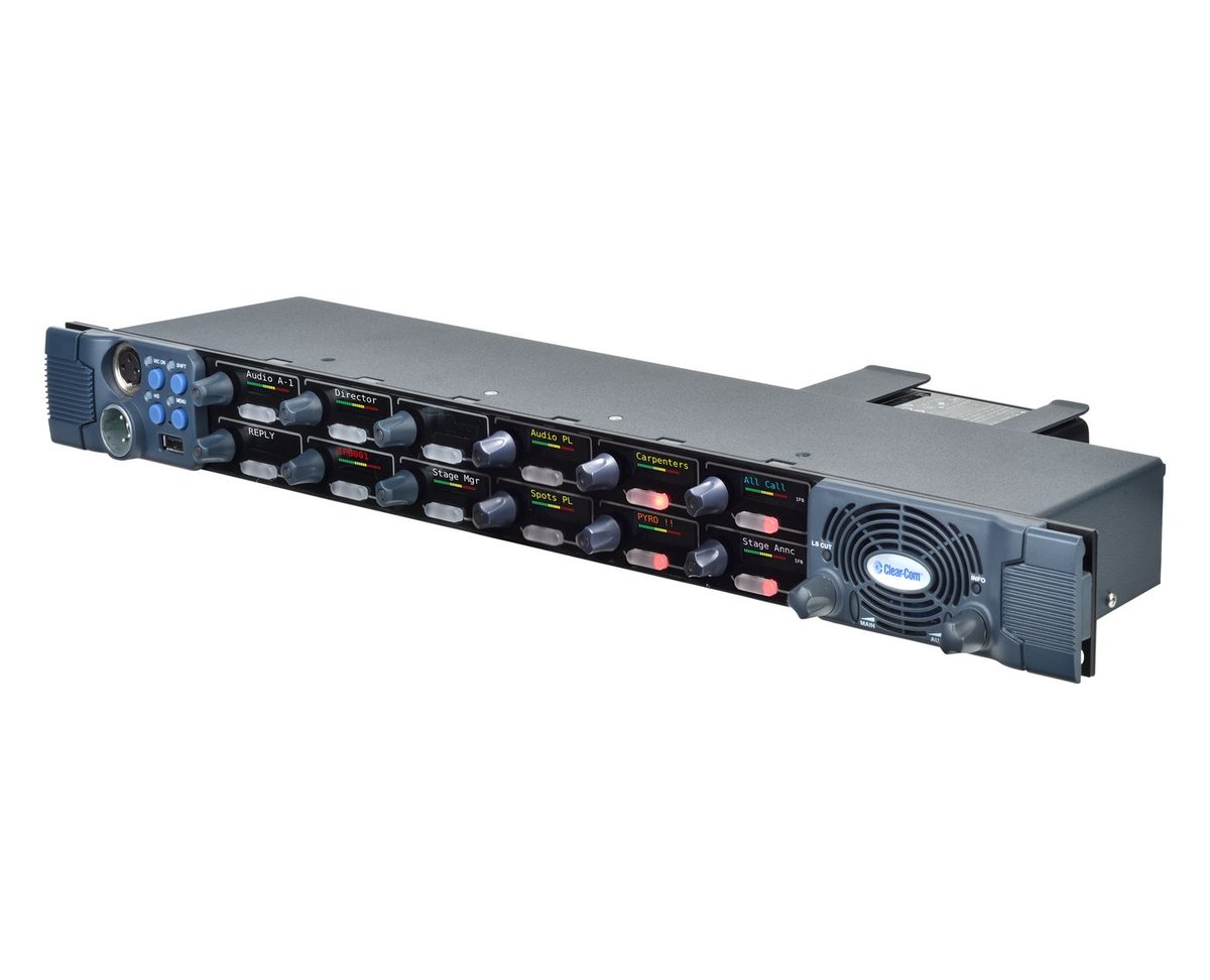 Clear-Com VI-PNLB-12R V-Series IrisX 12-Key 1RU Rotary Panel - view 4