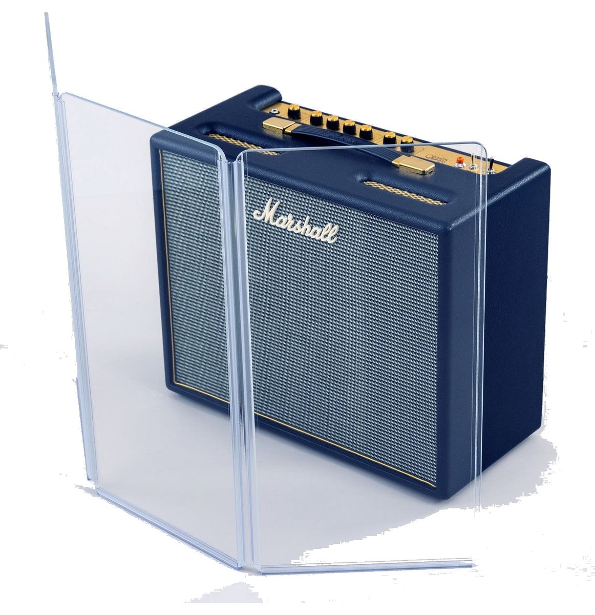 Clearsonic A1224x3 - 3' W x 2' H - 3-Panel Acrylic Amp Shield - view 2