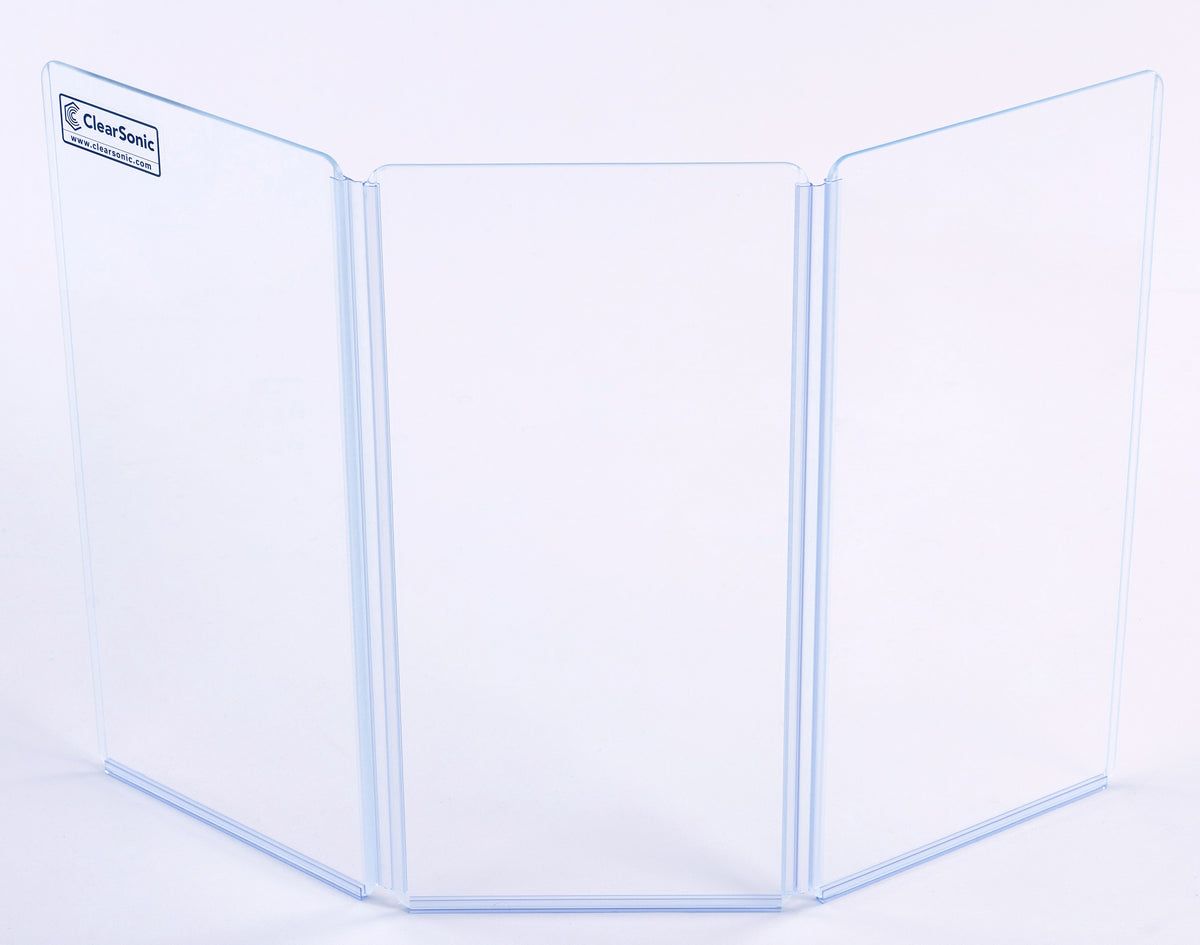 Clearsonic A1224x3 - 3' W x 2' H - 3-Panel Acrylic Amp Shield - view 3