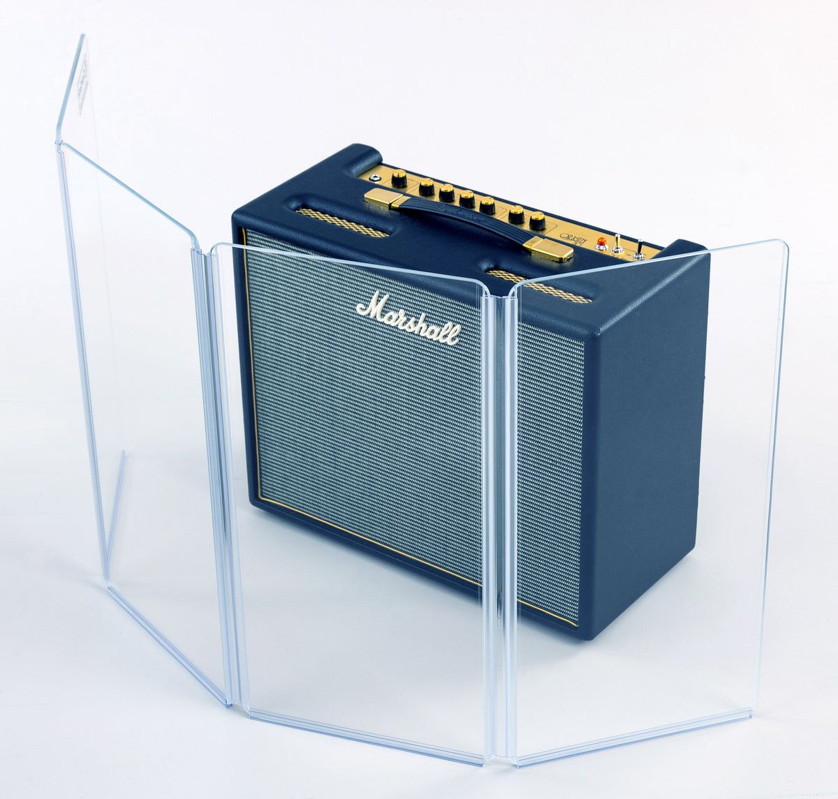 Clearsonic A1224x4 - 4' W x 2' H - 4-Panel Acrylic Amp Shield - view 2