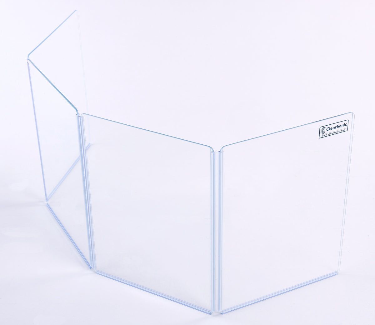 Clearsonic A1824x4 - 6' W x 2' H - 4-panel Acrylic Amp Shield - view 4