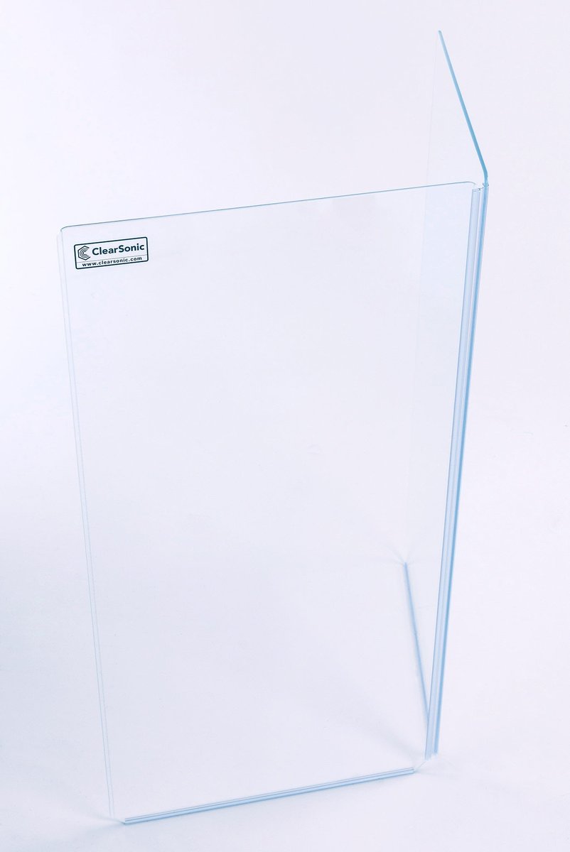 Clearsonic A2436x2 - 3 ft. Tall, 2-Panel Acrylic Amp Shield