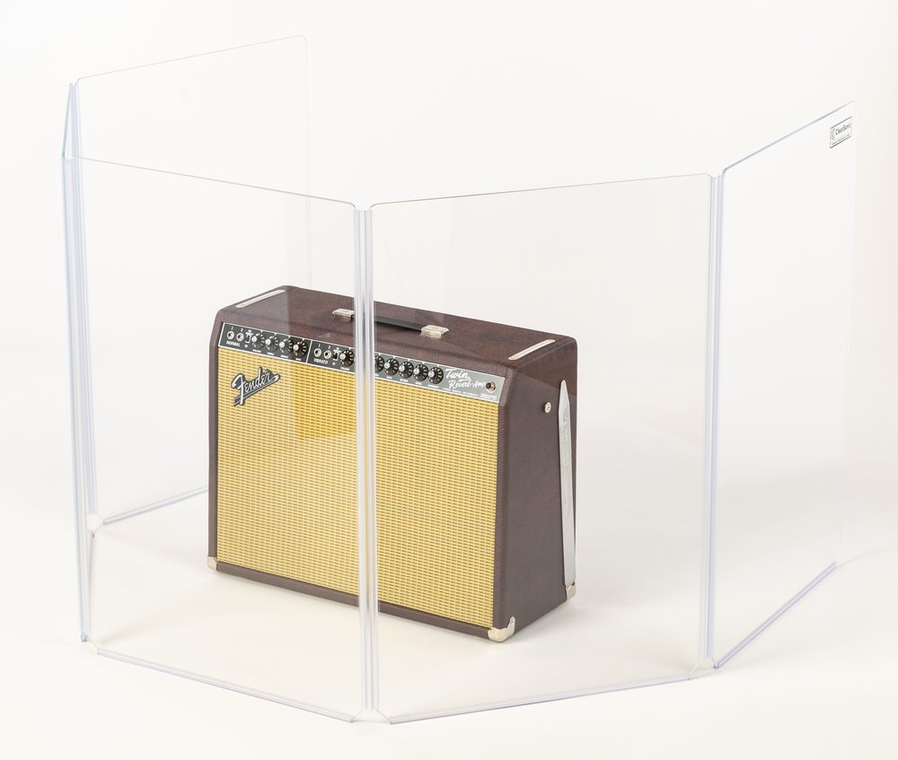 Clearsonic A2436x5 - 3 ft. Tall, 5-Panel Acrylic Amp Shield product image