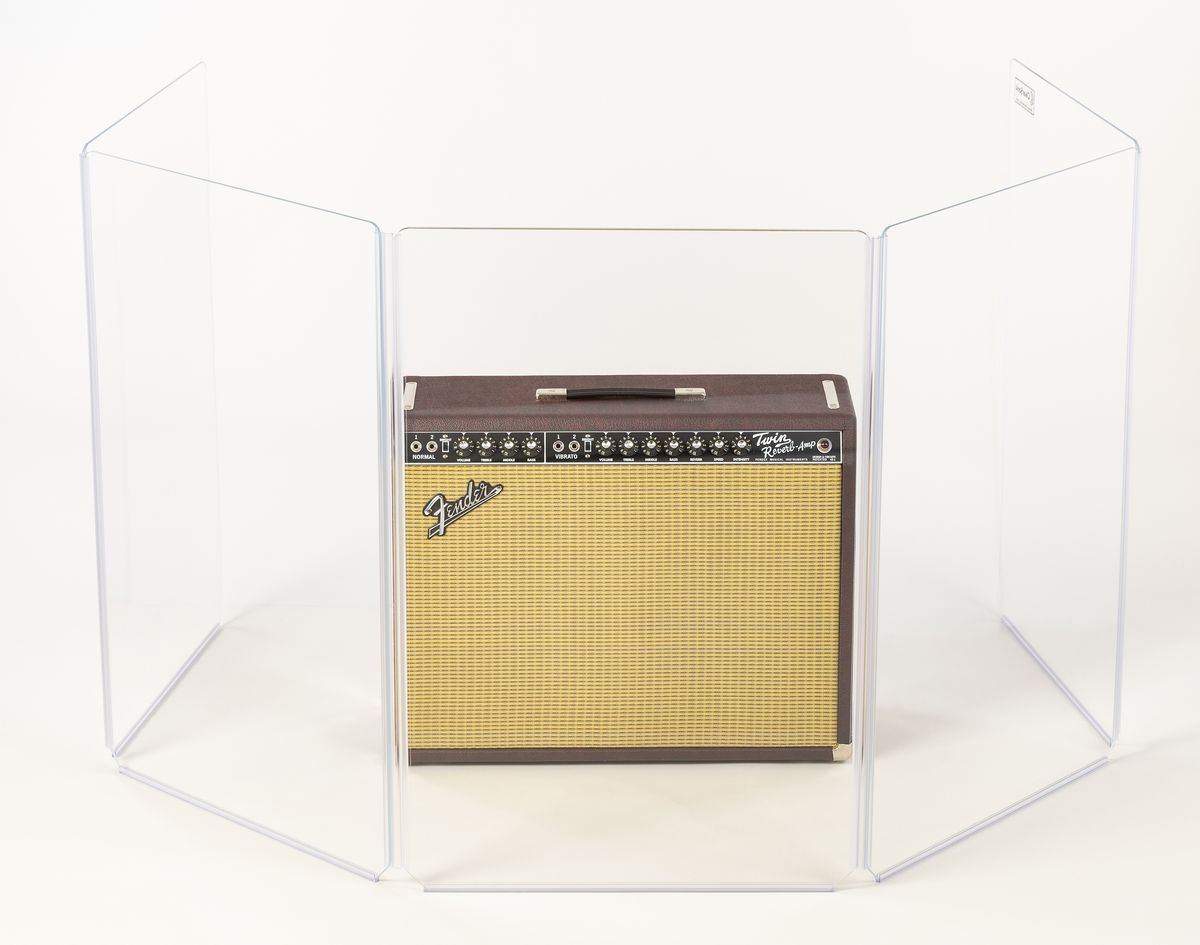 Clearsonic A2436x5 - 3 ft. Tall, 5-Panel Acrylic Amp Shield - view 4