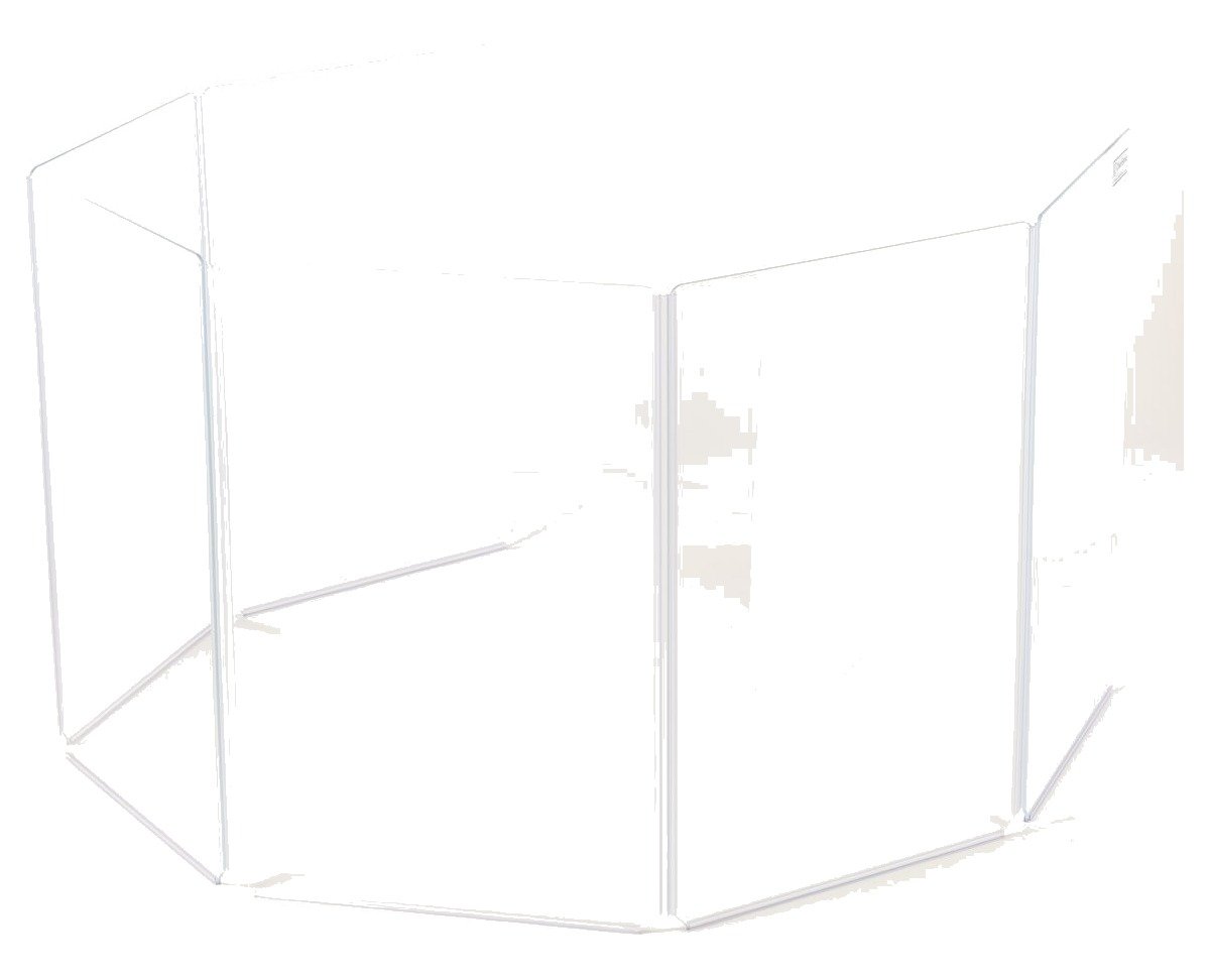 Clearsonic A2436x6 - 3 ft. Tall, 6-Panel Acrylic Amp Shield - view 2