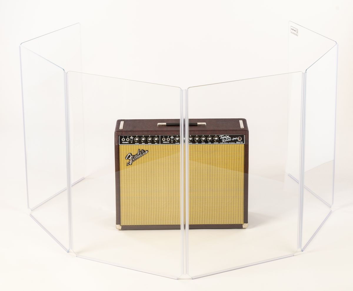 Clearsonic A2436x6 - 3 ft. Tall, 6-Panel Acrylic Amp Shield - view 3