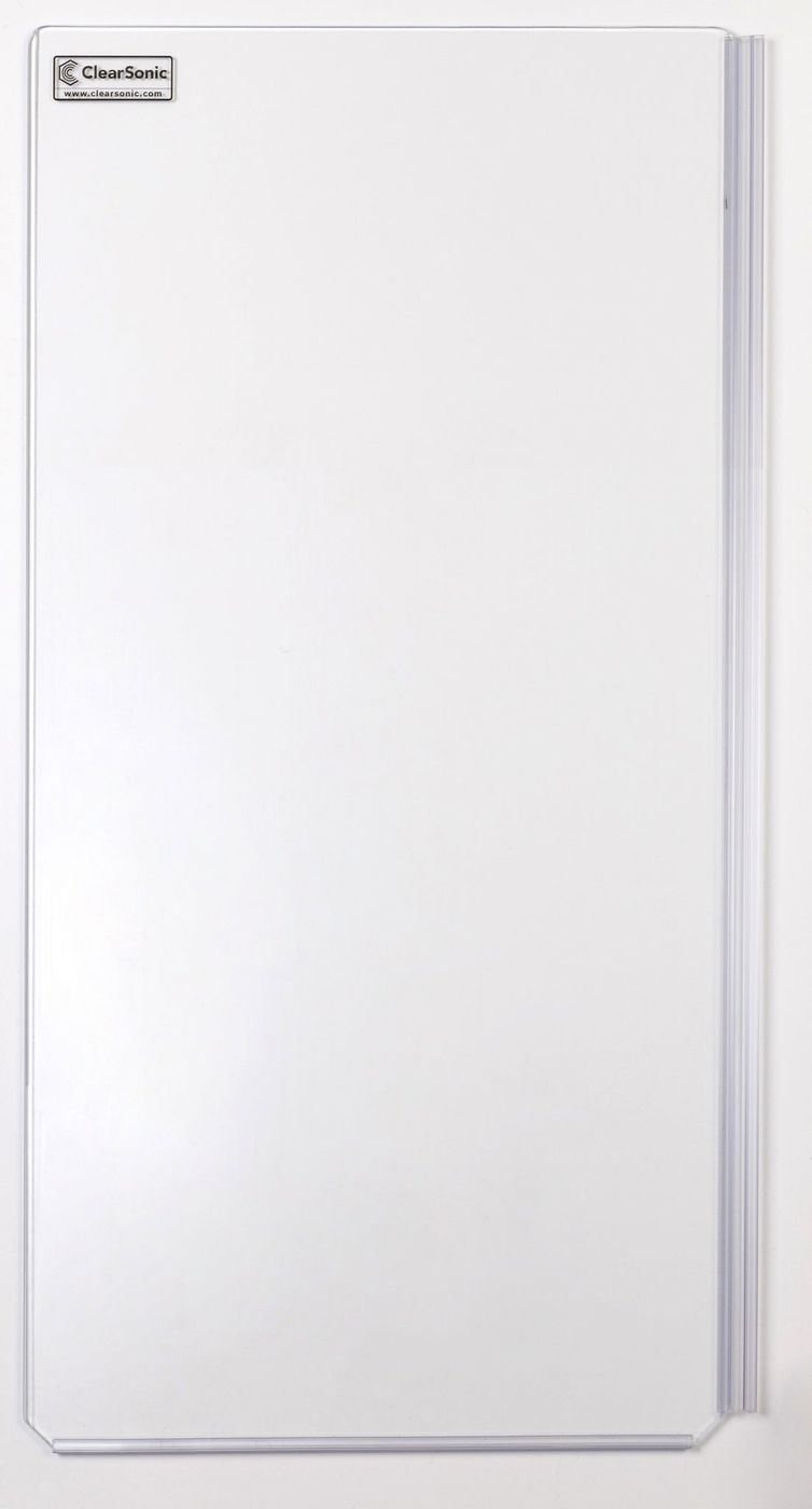 Clearsonic A2448x1 - 4 ft. Tall, Acrylic Drum Shield - Single Panel with Hinge for Attachment - view 2