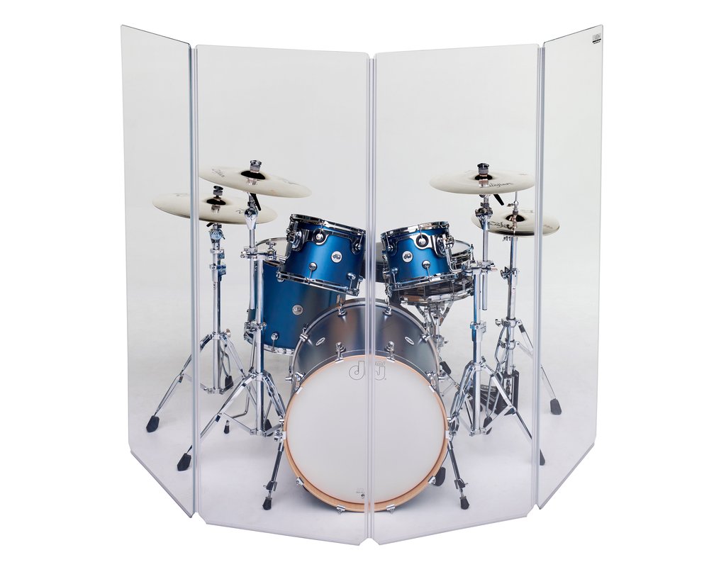 Clearsonic A2466x4 5.5 ft Acrylic Drum Shield