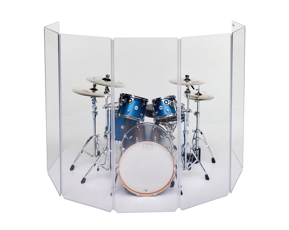 Clearsonic A2466x7 5.5 ft Acrylic Drum Shield
