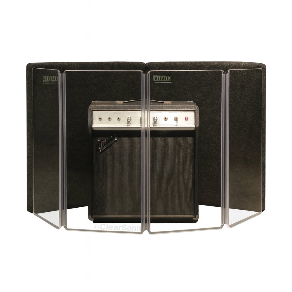 Clearsonic AP10 - AmpPac 10 - 35" W x 30" D x 24" H Guitar Combo Amp Isolation Booth with Open Top product image