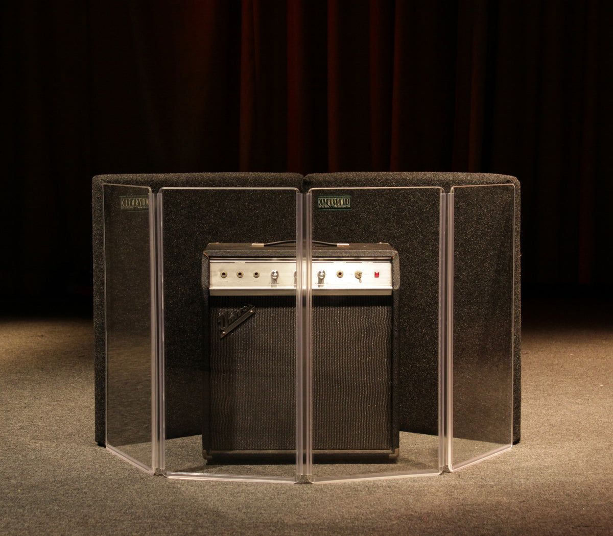 Clearsonic AP10 - AmpPac 10 - 35" W x 30" D x 24" H Guitar Combo Amp Isolation Booth with Open Top - view 2