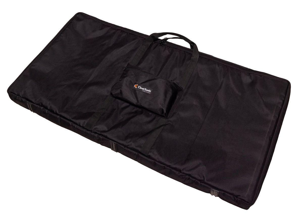 Clearsonic C2448 Zippered Padded Soft Case with Carry Handles, 4 ft. x 2 ft. - view 3
