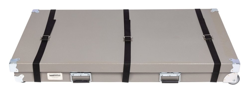 Clearsonic CH2448 - 4 ft. x 2 ft. Hard Road Case with Padding and Wheels for Drum Shields