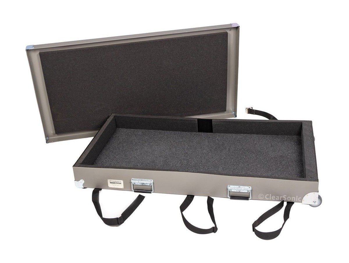 Clearsonic CH2448 - 4 ft. x 2 ft. Hard Road Case with Padding and Wheels for Drum Shields - view 2