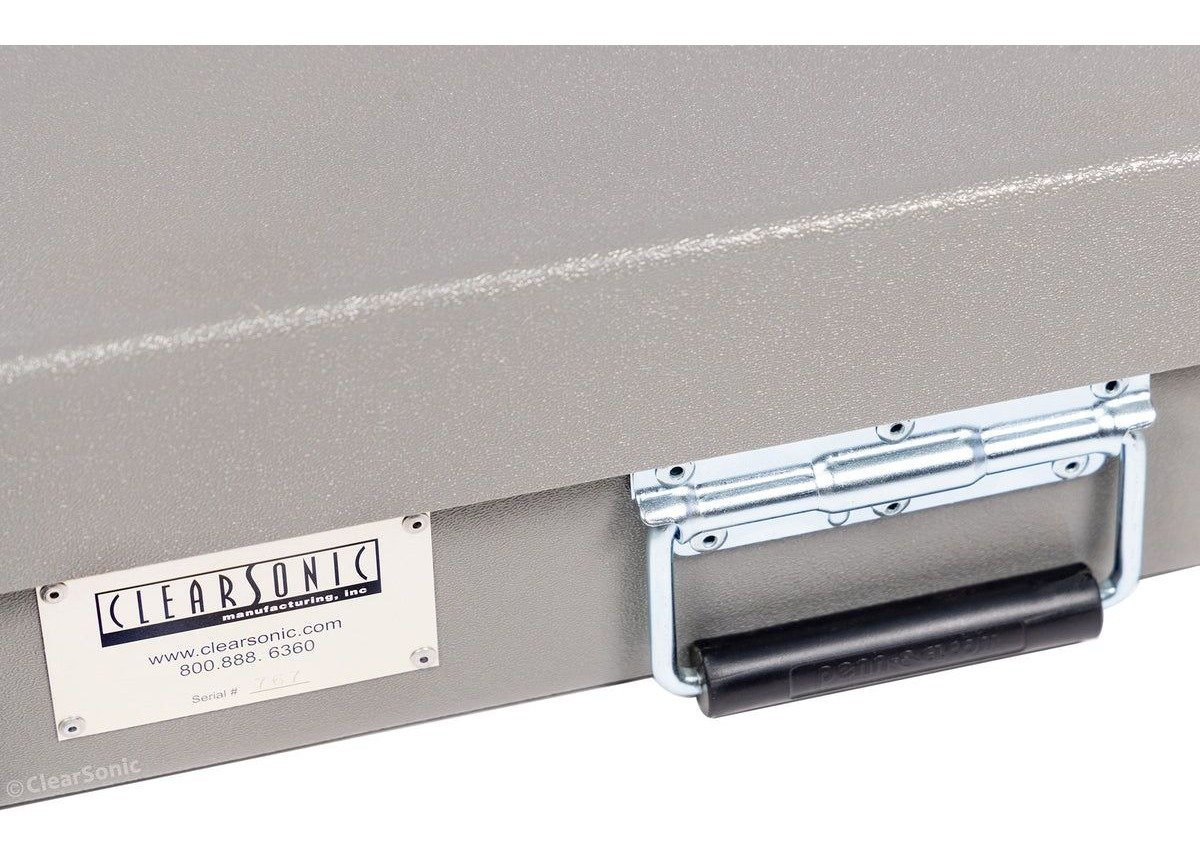 Clearsonic CH2448 - 4 ft. x 2 ft. Hard Road Case with Padding and Wheels for Drum Shields - view 6