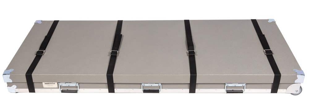 Clearsonic CH2466 - 5.5 ft x 2 ft. Heavy Duty Hard Road Case with Wheels for Drum Shields