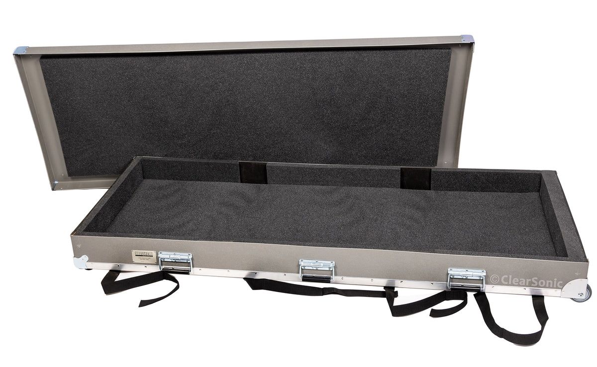 Clearsonic CH2466 - 5.5 ft x 2 ft. Heavy Duty Hard Road Case with Wheels for Drum Shields - view 2