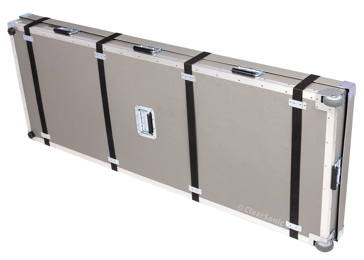 Clearsonic CH2466 - 5.5 ft x 2 ft. Heavy Duty Hard Road Case with Wheels for Drum Shields - view 3