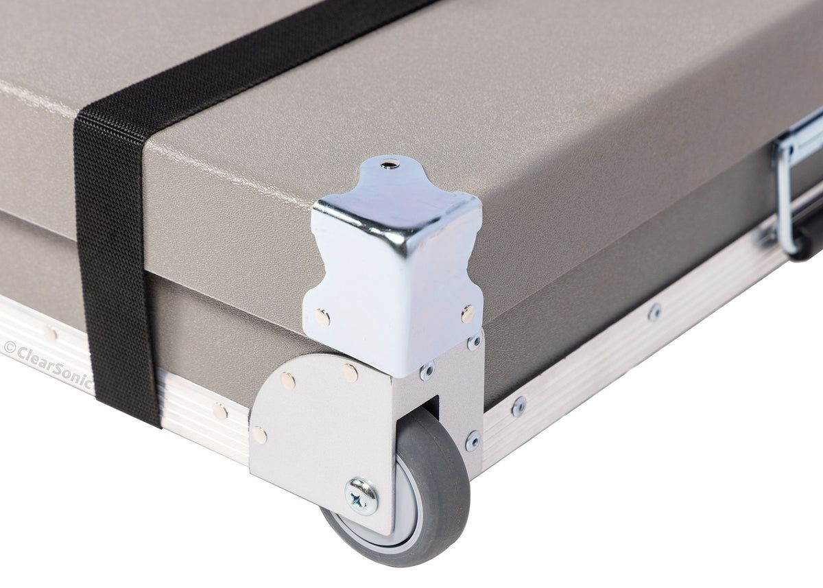 Clearsonic CH2466 - 5.5 ft x 2 ft. Heavy Duty Hard Road Case with Wheels for Drum Shields - view 5