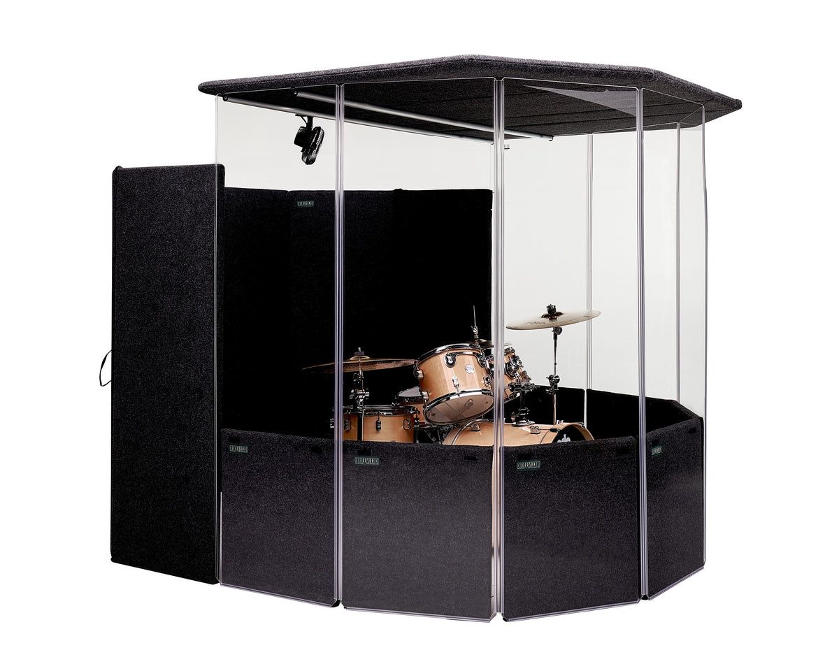 Clearsonic IPA 78" - IsoPac A 78" Portable Drum Isolation Booth 7' W x 9' D x 6.5' H - view 3