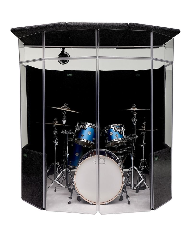 Clearsonic IPB 78" - IsoPac B Portable Drum Isolation Booth 6' W x 7' D x 6.5' H
