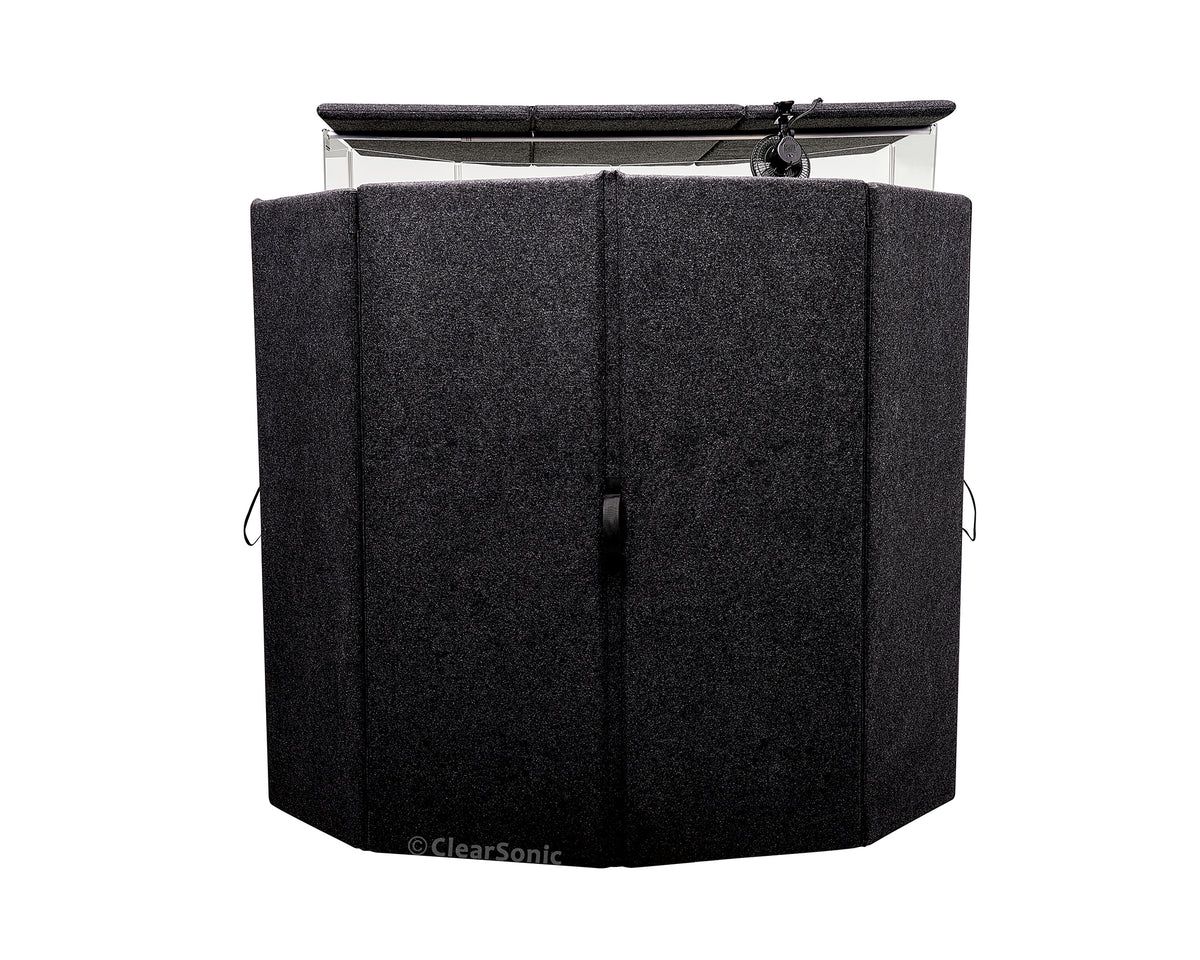 Clearsonic IPB 78" - IsoPac B Portable Drum Isolation Booth 6' W x 7' D x 6.5' H - view 4