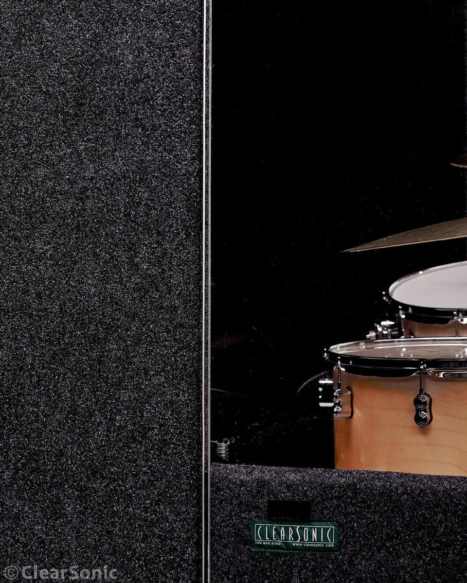 Clearsonic IPB 78" - IsoPac B Portable Drum Isolation Booth 6' W x 7' D x 6.5' H - view 5