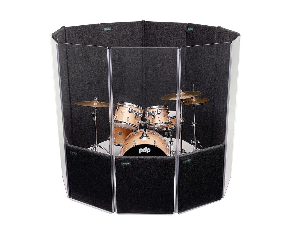 Clearsonic IPC - IsoPac C Portable Isolation Booth with Open Top - 6' W x 7' D x 5.5' H