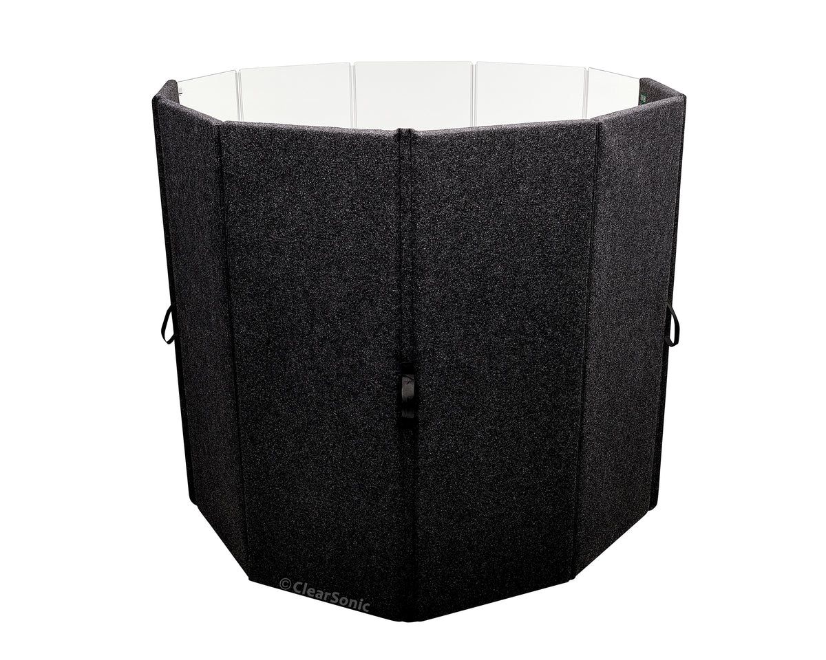 Clearsonic IPC - IsoPac C Portable Isolation Booth with Open Top - 6' W x 7' D x 5.5' H - view 3
