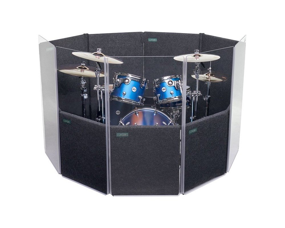 Clearsonic IPD - IsoPac D Portable Isolation Booth with Open Top - 6' W x 6' D x 4' H
