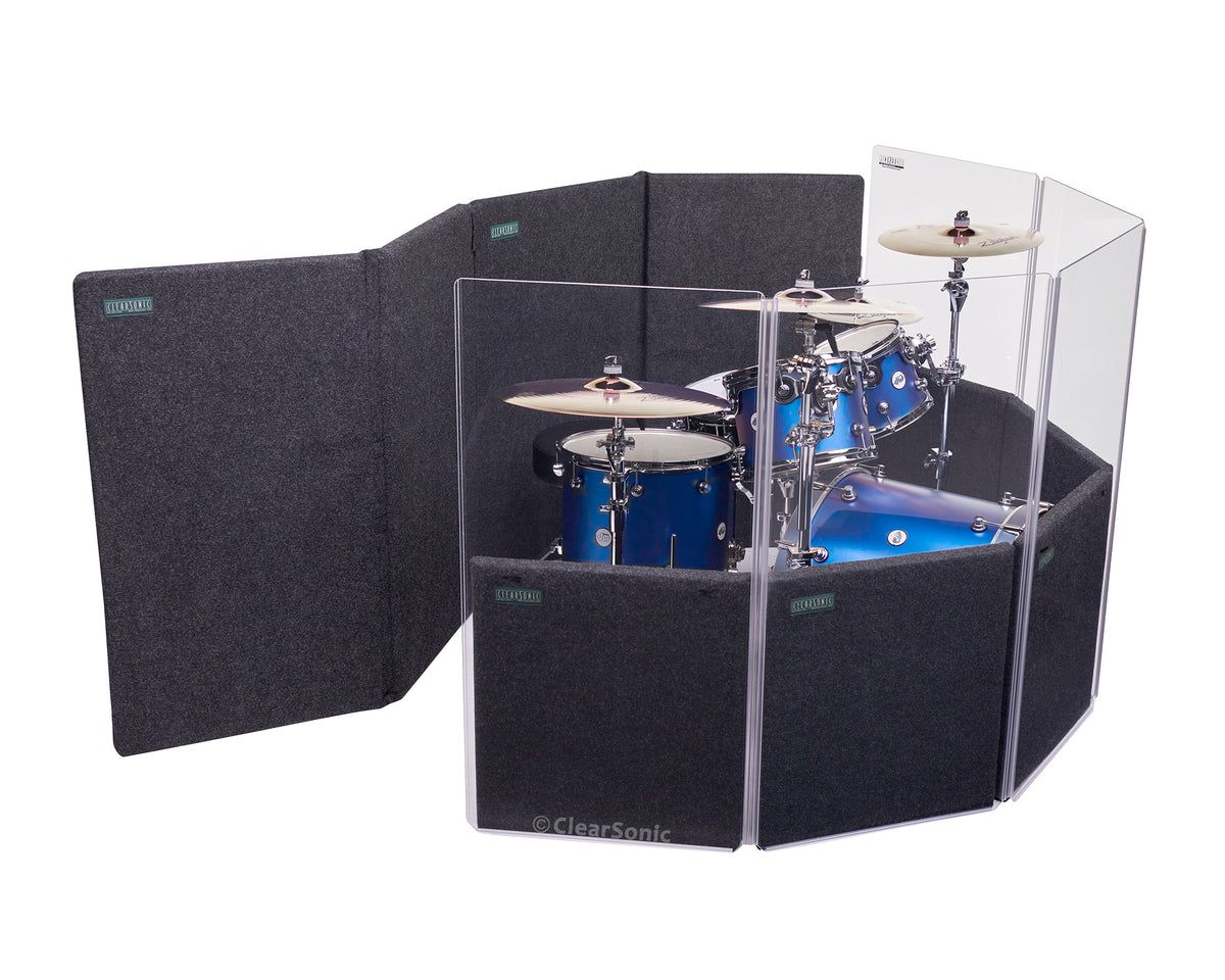 Clearsonic IPD - IsoPac D Portable Isolation Booth with Open Top - 6' W x 6' D x 4' H - view 3