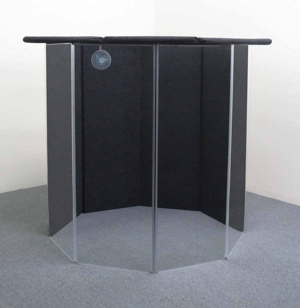 Clearsonic IPH IsoPac H Portable Isolation Booth for Vocals and Podcasting, 5' W x 5' D x 5.5' H