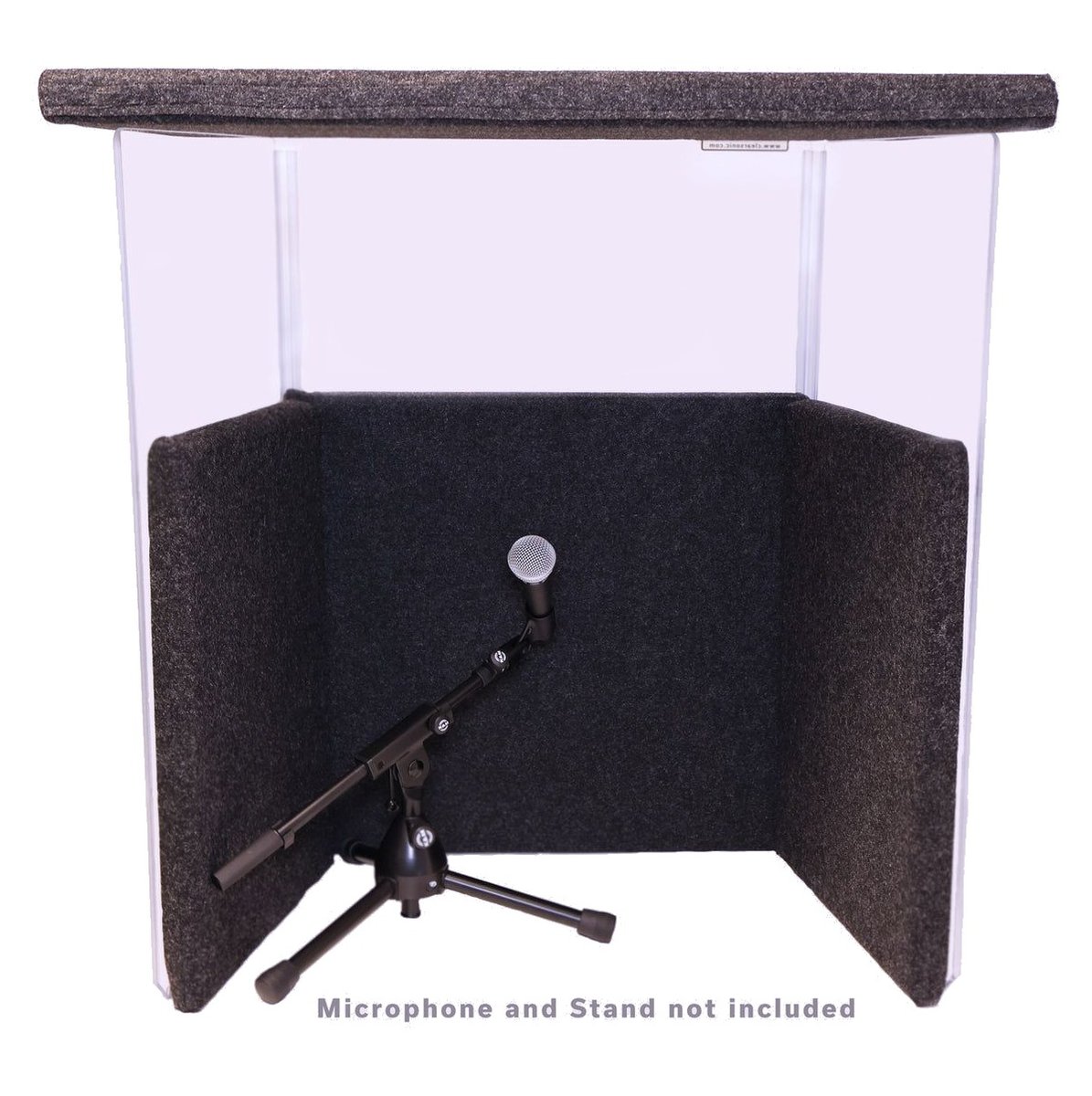 Clearsonic Portable Podcasting Booth for Table Top - 33" W x 22" D x 36" H - view 2