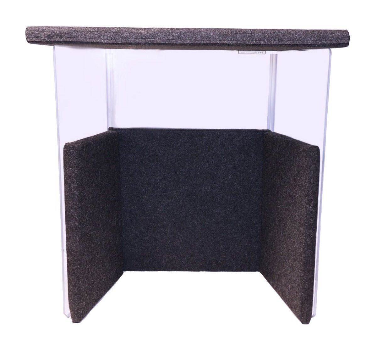 Clearsonic Portable Podcasting Booth for Table Top - 33" W x 22" D x 36" H - view 3