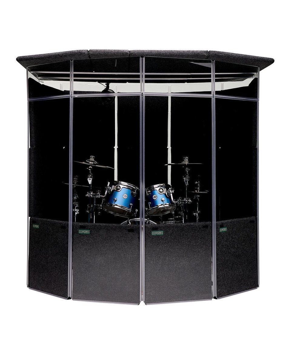 Clearsonic MMP - MiniMegaPac Portable Isolation Booth for Drums - 7' W x 6.5' D x 6.5' H - - view 2