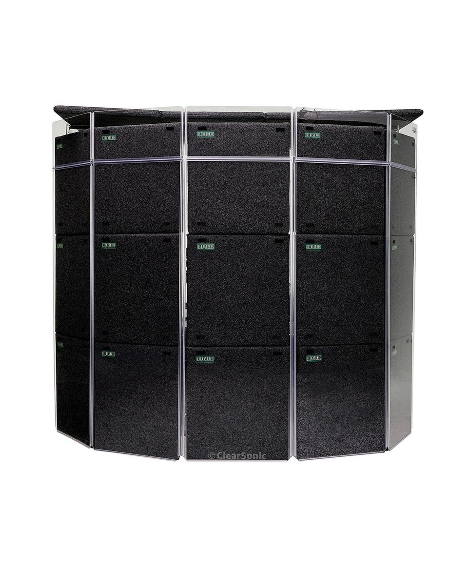 Clearsonic MMP - MiniMegaPac Portable Isolation Booth for Drums - 7' W x 6.5' D x 6.5' H - - view 4