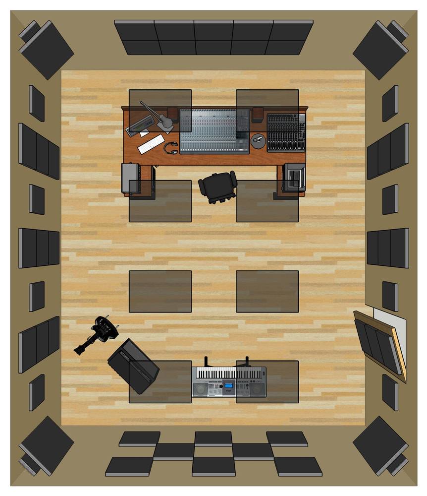 Clearsonic SP40 - StudioPac 40 Studio Acoustic Treatment Package - for Rooms 300-600 sq. ft.