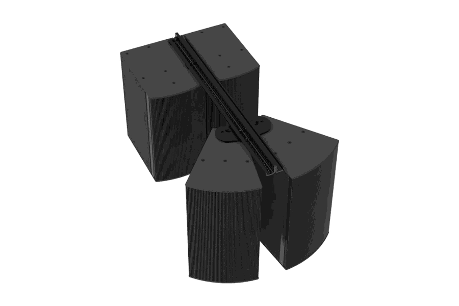 Community SBR54 Subwoofer Behind BalancePoint Fly Rails, 54 inch product image