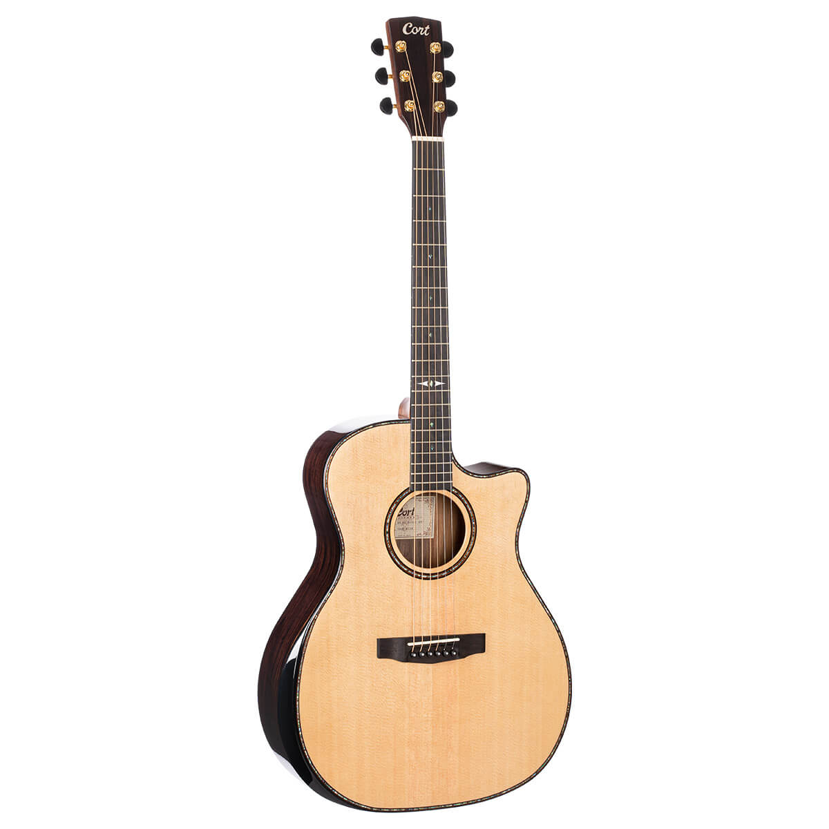 Cort Grand Regal GA-PF Bevel Acoustic Guitar - view 2