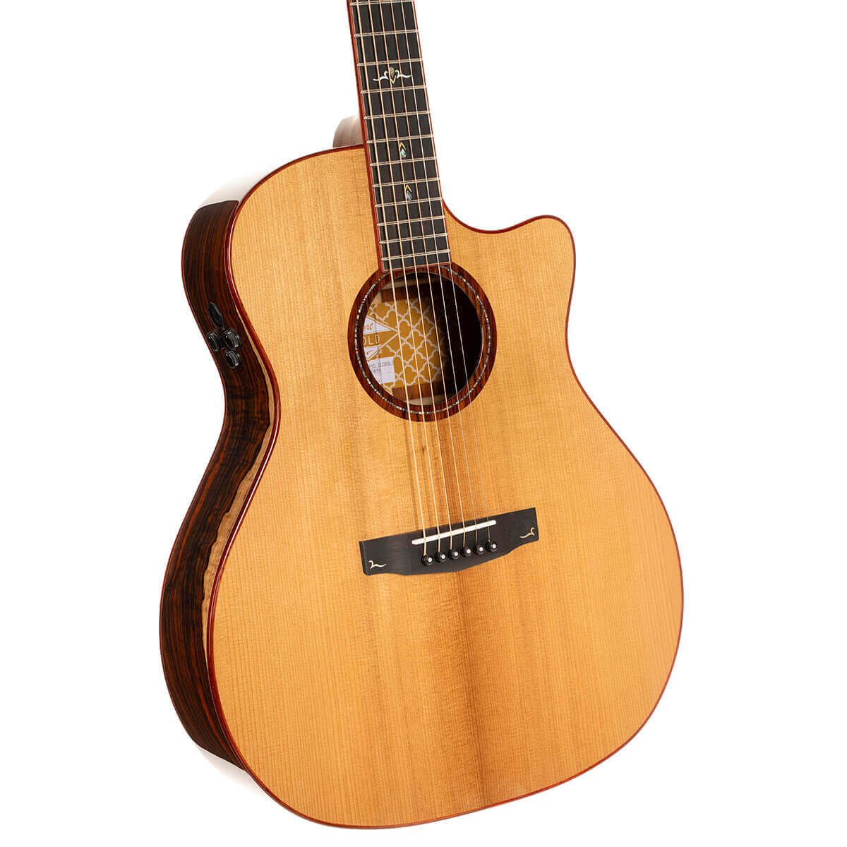 Cort Gold-A10 Cocobolo Acoustic Guitar - view 4