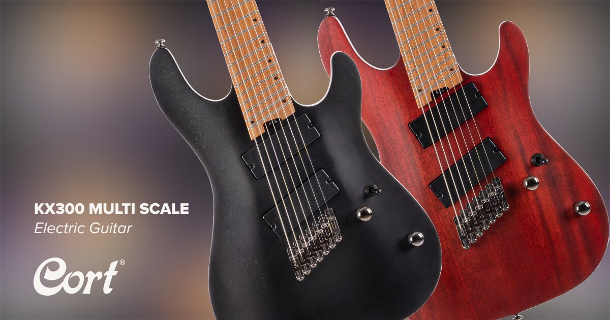 Cort Guitars Cort KX307 Multi Scale Electric Guitar