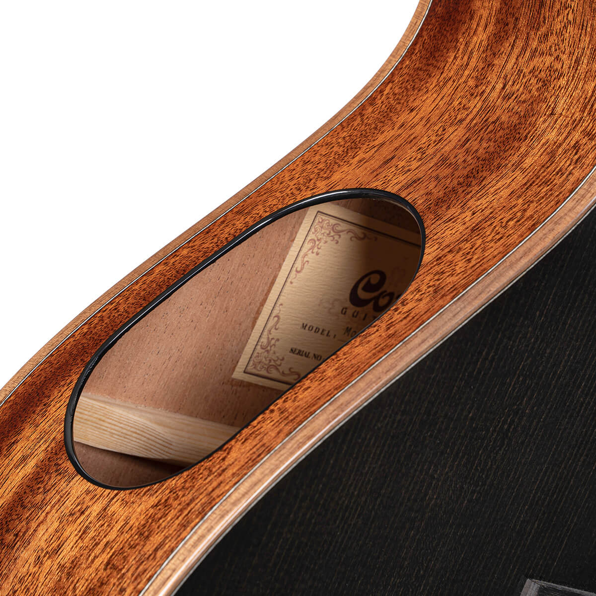 Cort Guitars Cort Modern Black Acoustic Guitar - view 6