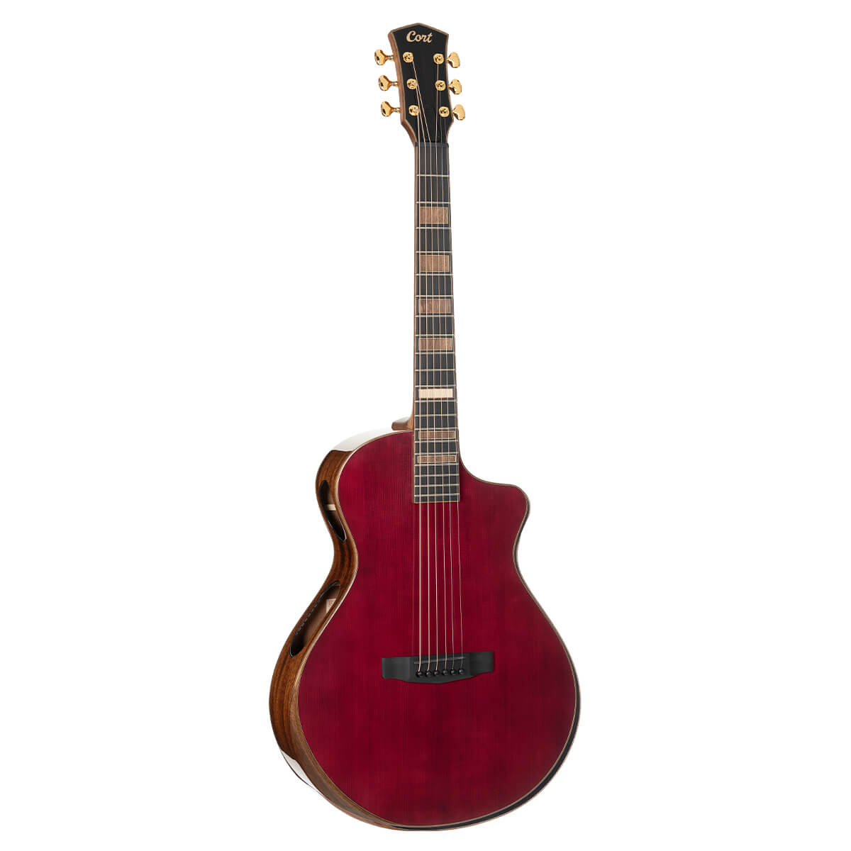 Cort Guitars Cort Modern Burgundy Acoustic Guitar - view 2