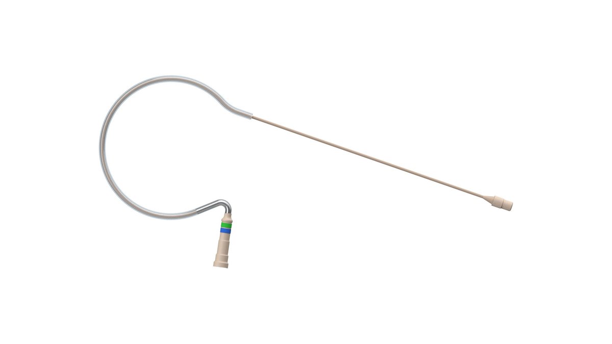 Countryman E6 Directional Earset Microphone - 2 mm Cable, Light Beige - view 2