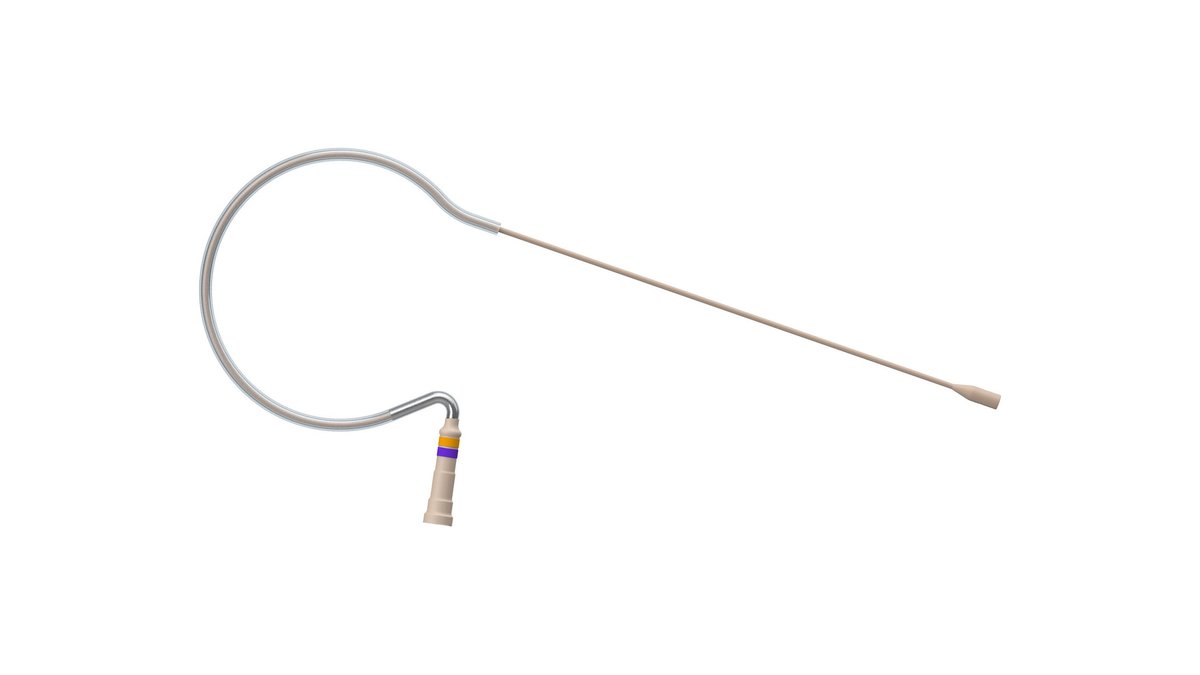 Countryman E6i Omnidirectional Earset Microphone - 1 mm Cable, Light Beige - view 3