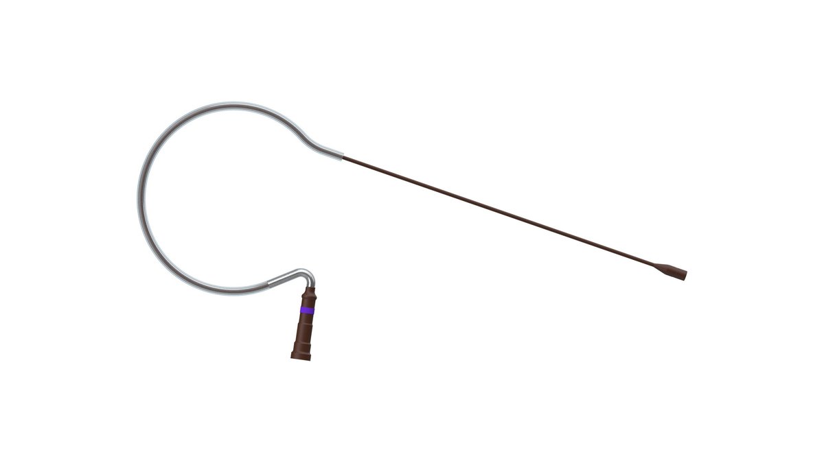 Countryman E6 Omnidirectional Earset Microphone - 2 mm Cable, Cocoa - view 3