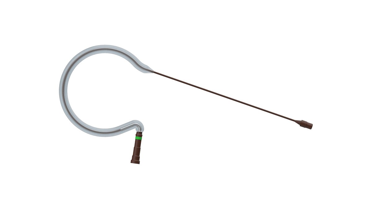 Countryman E6 Flex Directional Earset Microphone - 2 mm Cable, Cocoa product image
