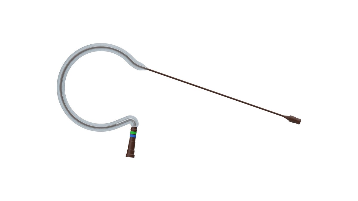 Countryman E6 Flex Directional Earset Microphone - 2 mm Cable, Cocoa - view 2