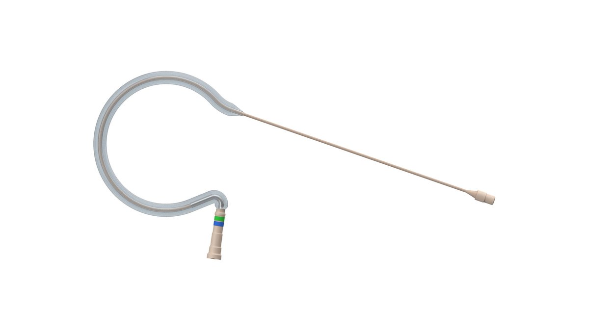 Countryman E6 Flex Directional Earset Microphone - 2 mm Cable, Light Beige - view 2