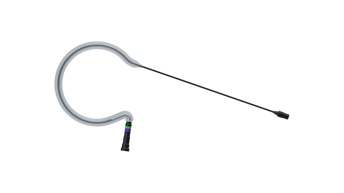 Countryman E6 Flex Directional Earset Microphone - 2 mm Cable, Black - view 3